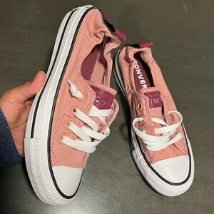 Converse Kids Sneakers in Pink and Dark Red